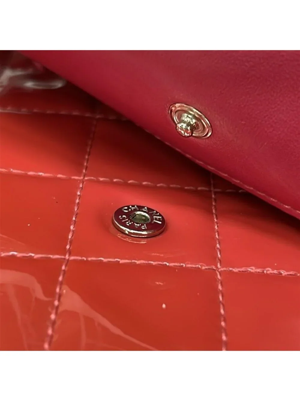 Chanel Wallet Quilted Pink Chain Silver Leather Shoulder